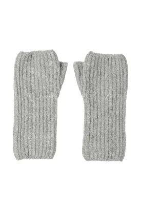 Ribbed Cashmere Wrist Warmers