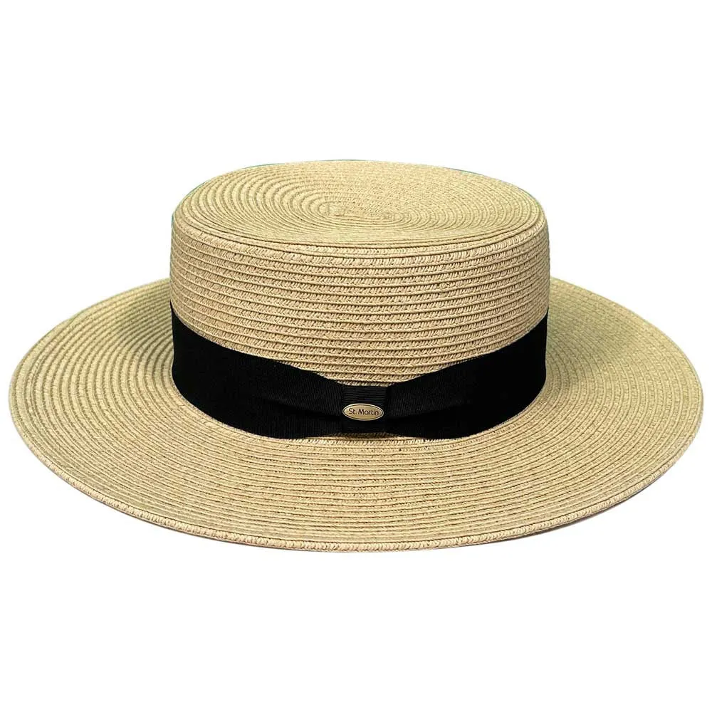 Saint Martin - Paper Braid Boater Hat