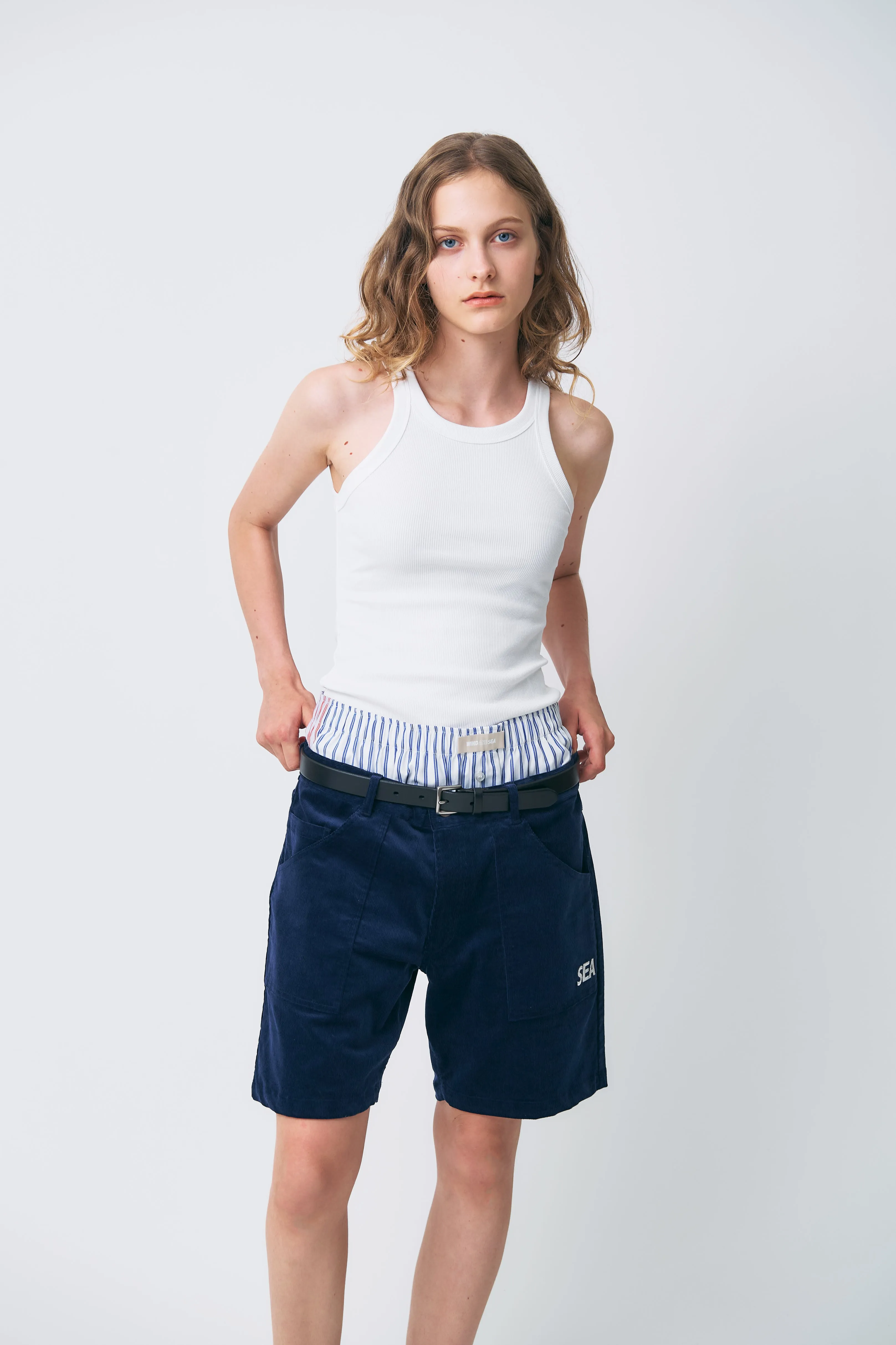 SEA CORDUROY SHORT / NAVY