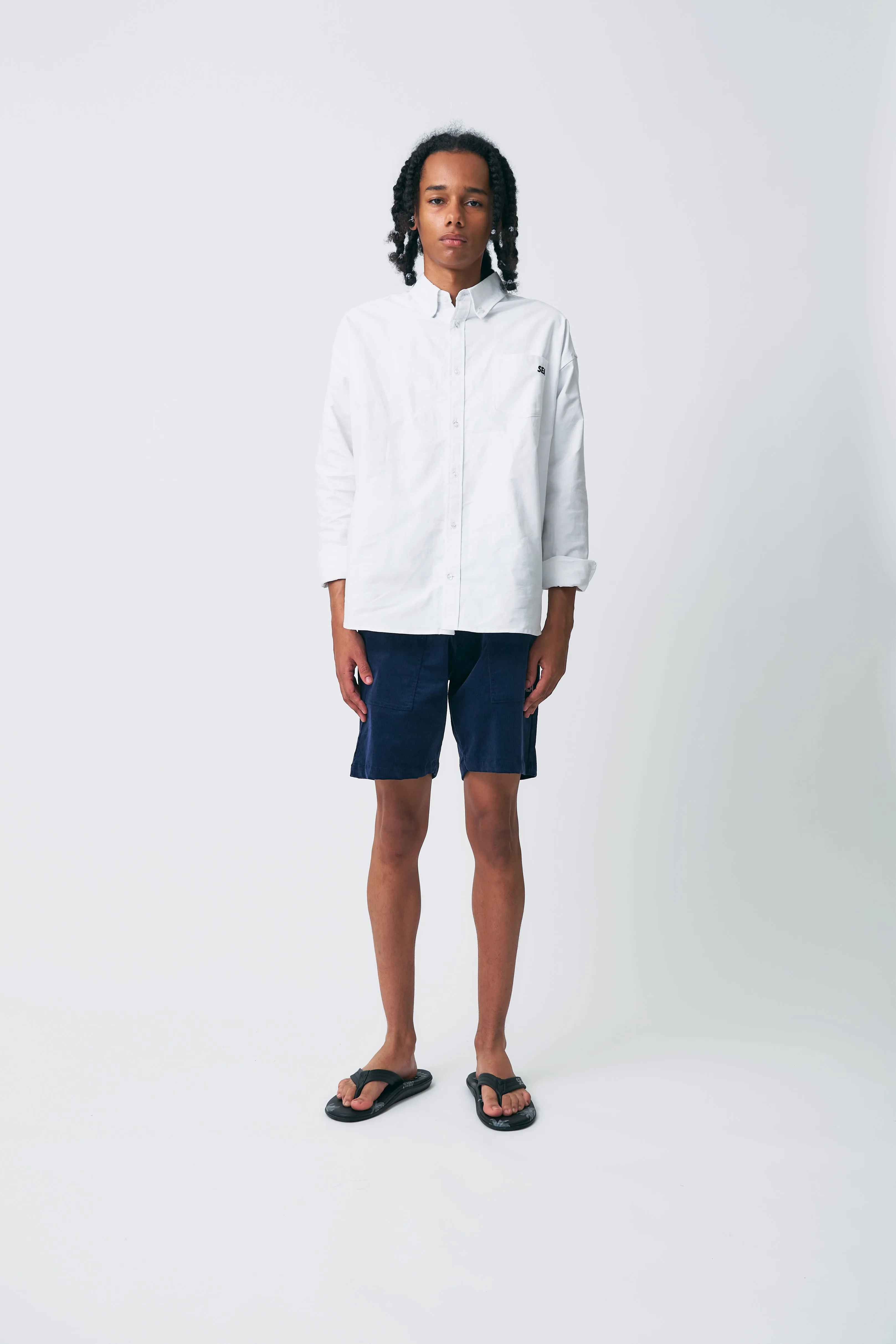 SEA CORDUROY SHORT / NAVY