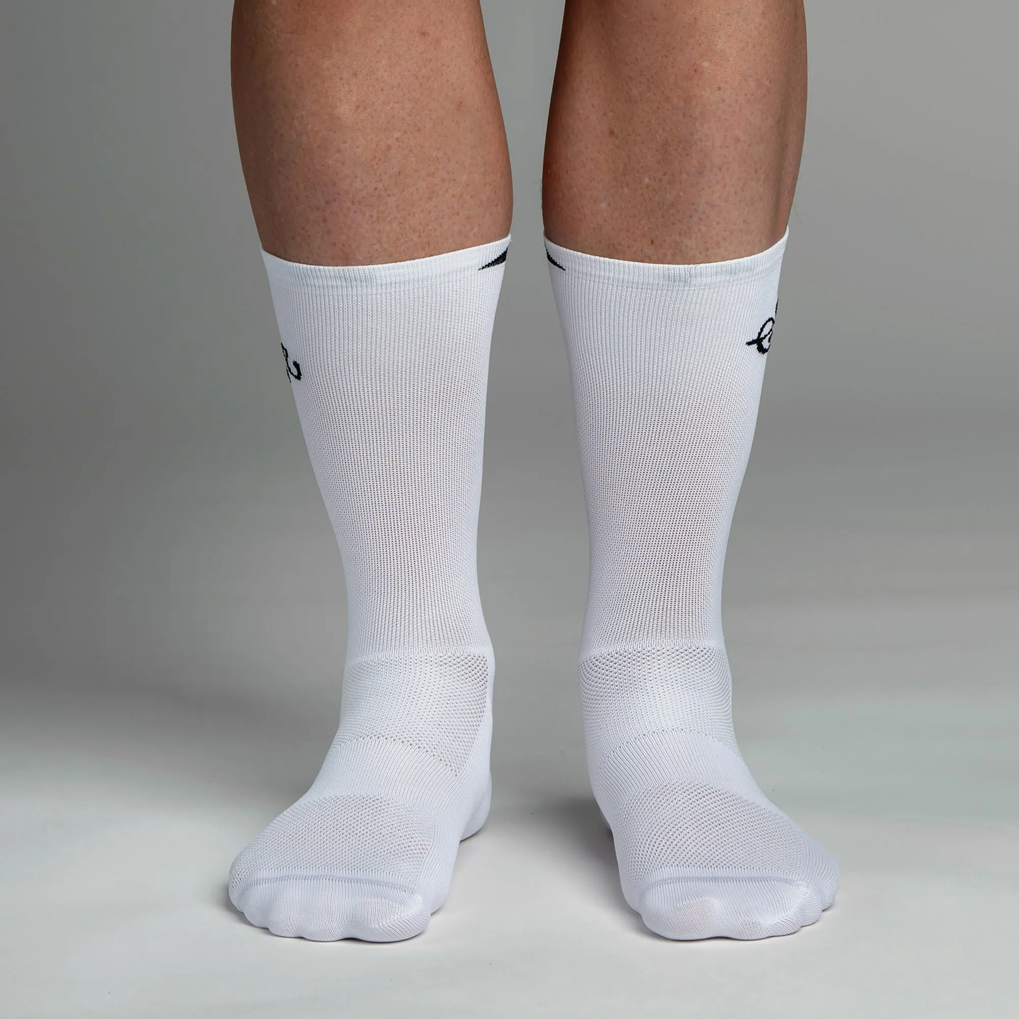 Snok Men's White Cycling Socks