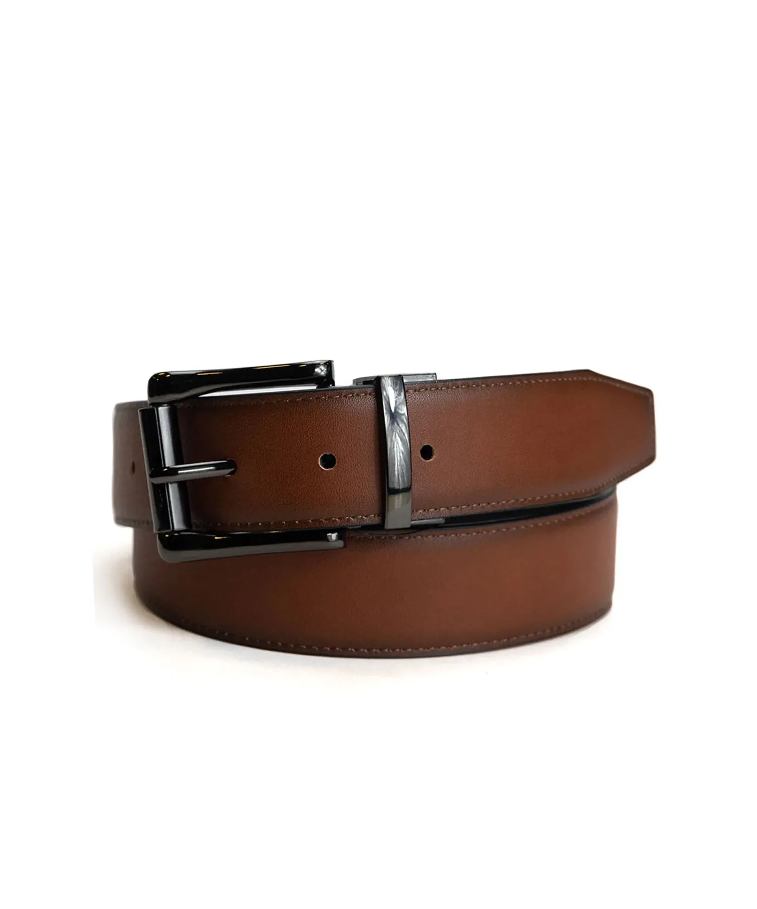 Stacy Adams Cosmo Reversible Belt - Black and Cognac