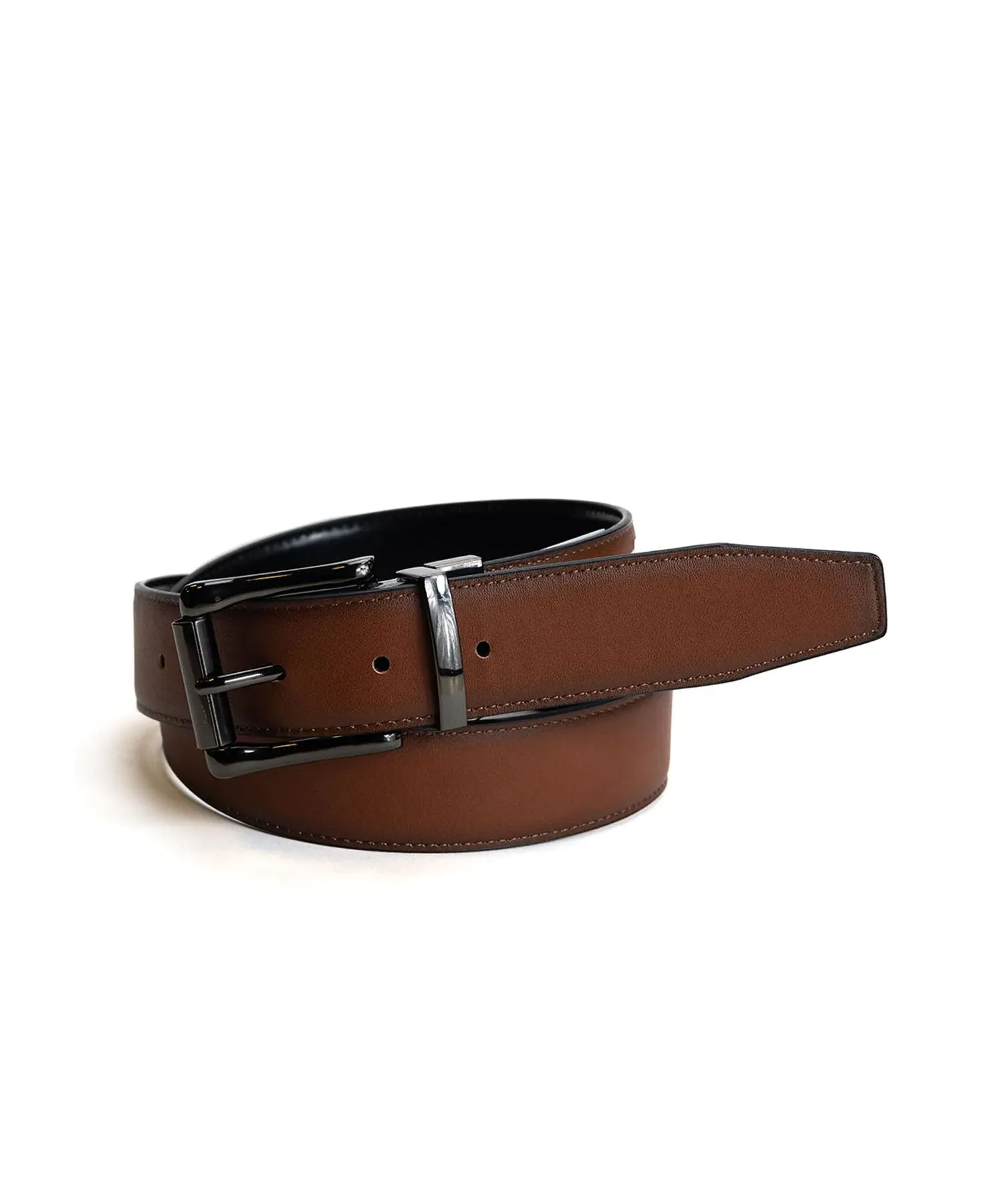 Stacy Adams Cosmo Reversible Belt - Black and Cognac