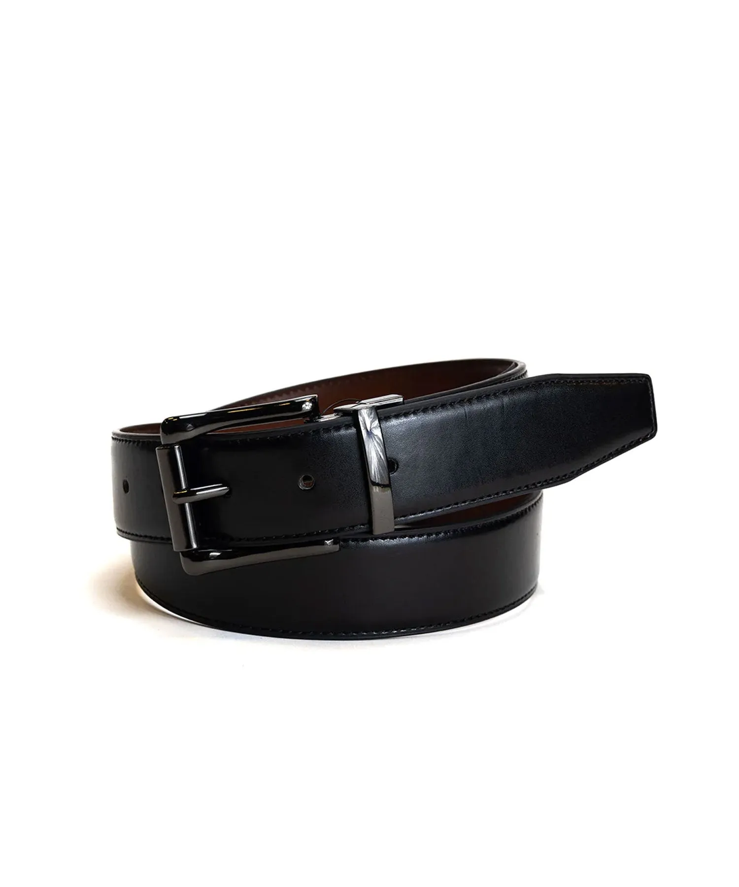 Stacy Adams Cosmo Reversible Belt - Black and Cognac