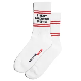 STRICTLY DANCEFLOOR BUSINESS TENNIS SOCKS - WHITE