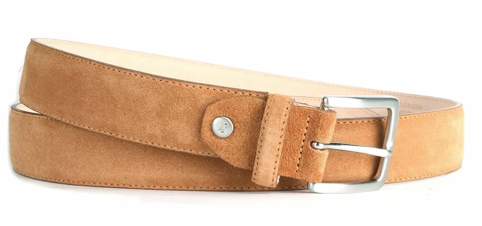 Suede Belt Tan