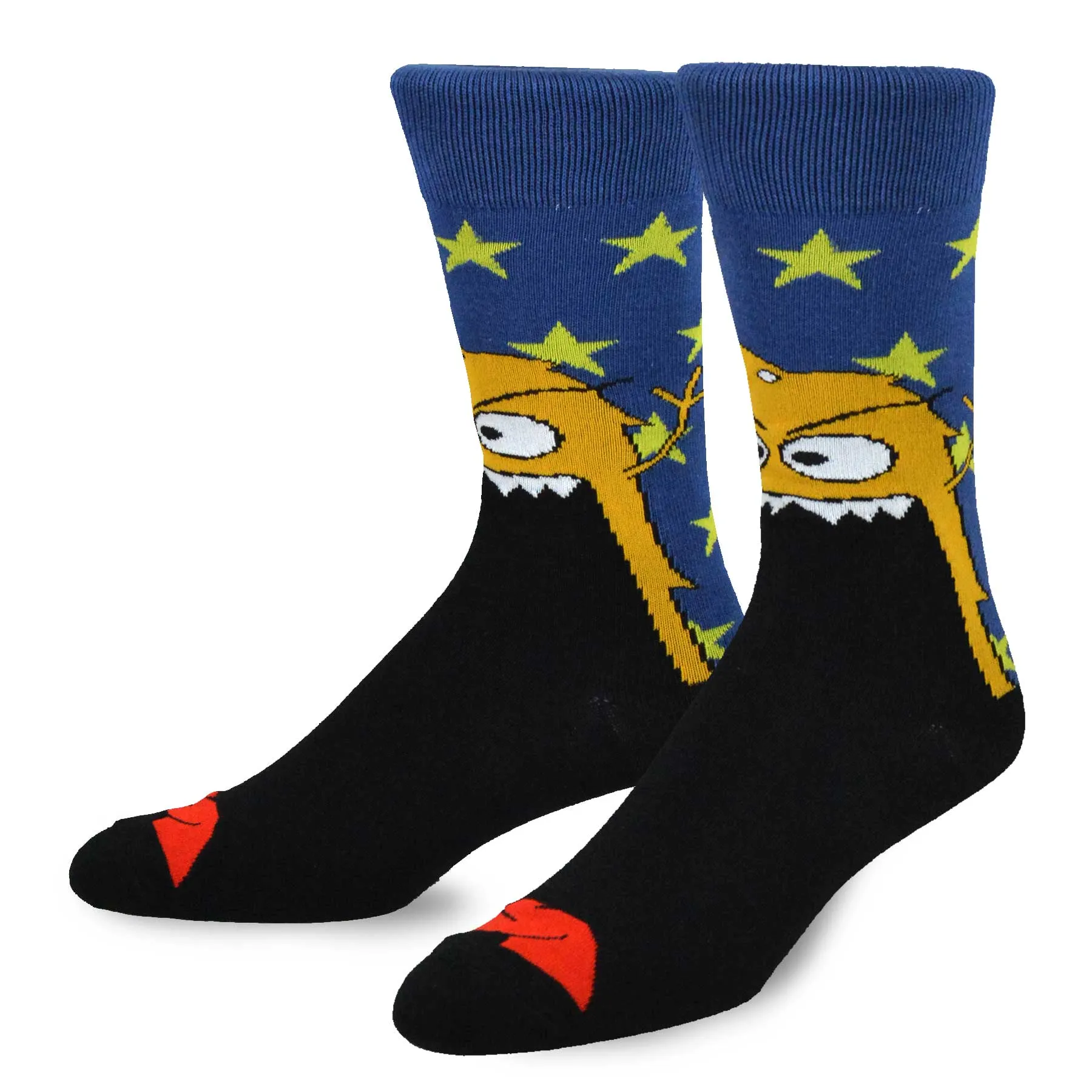 TeeHee Socks Men's Halloween Cotton Crw Monster 3-Pack (50619)