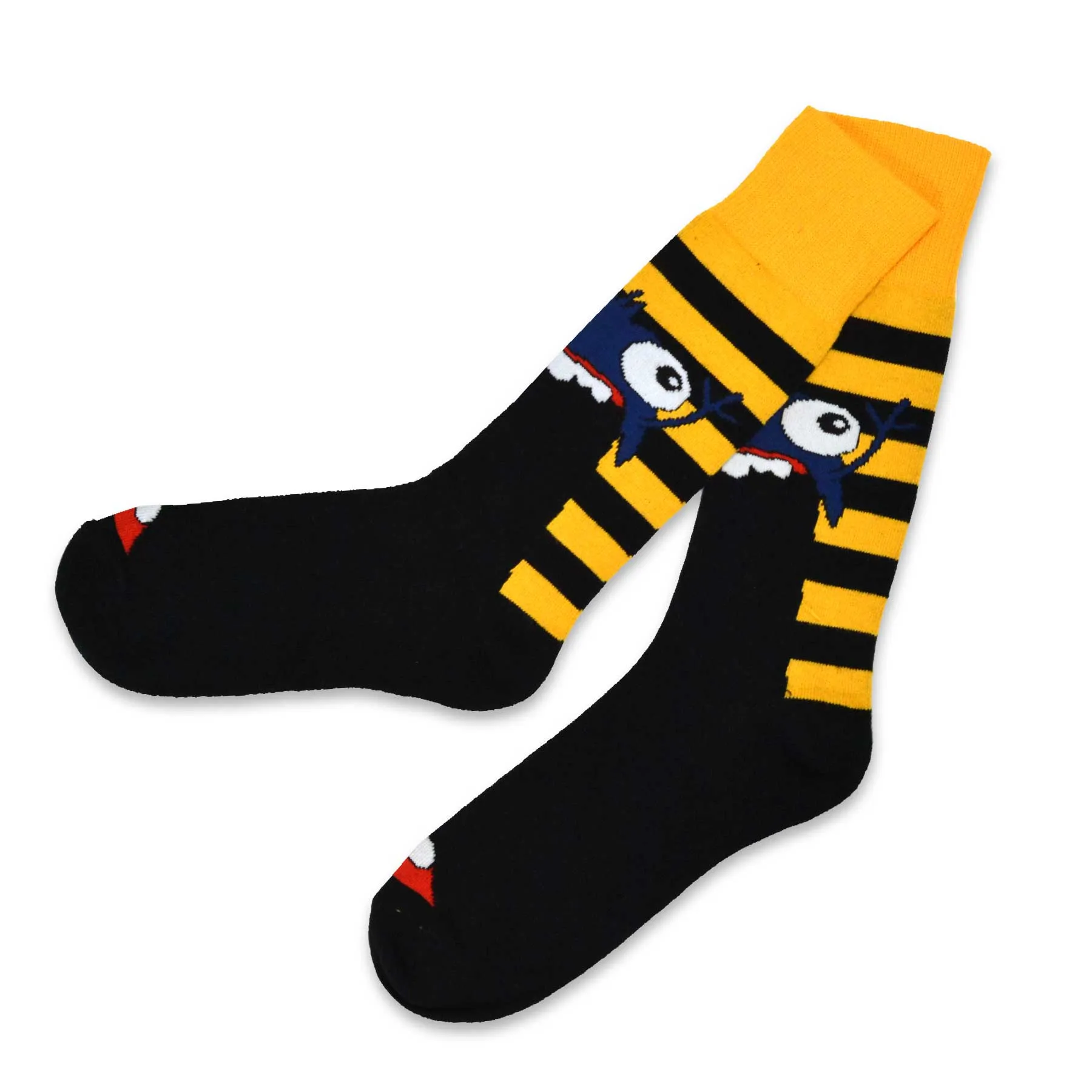 TeeHee Socks Men's Halloween Cotton Crw Monster 3-Pack (50619)