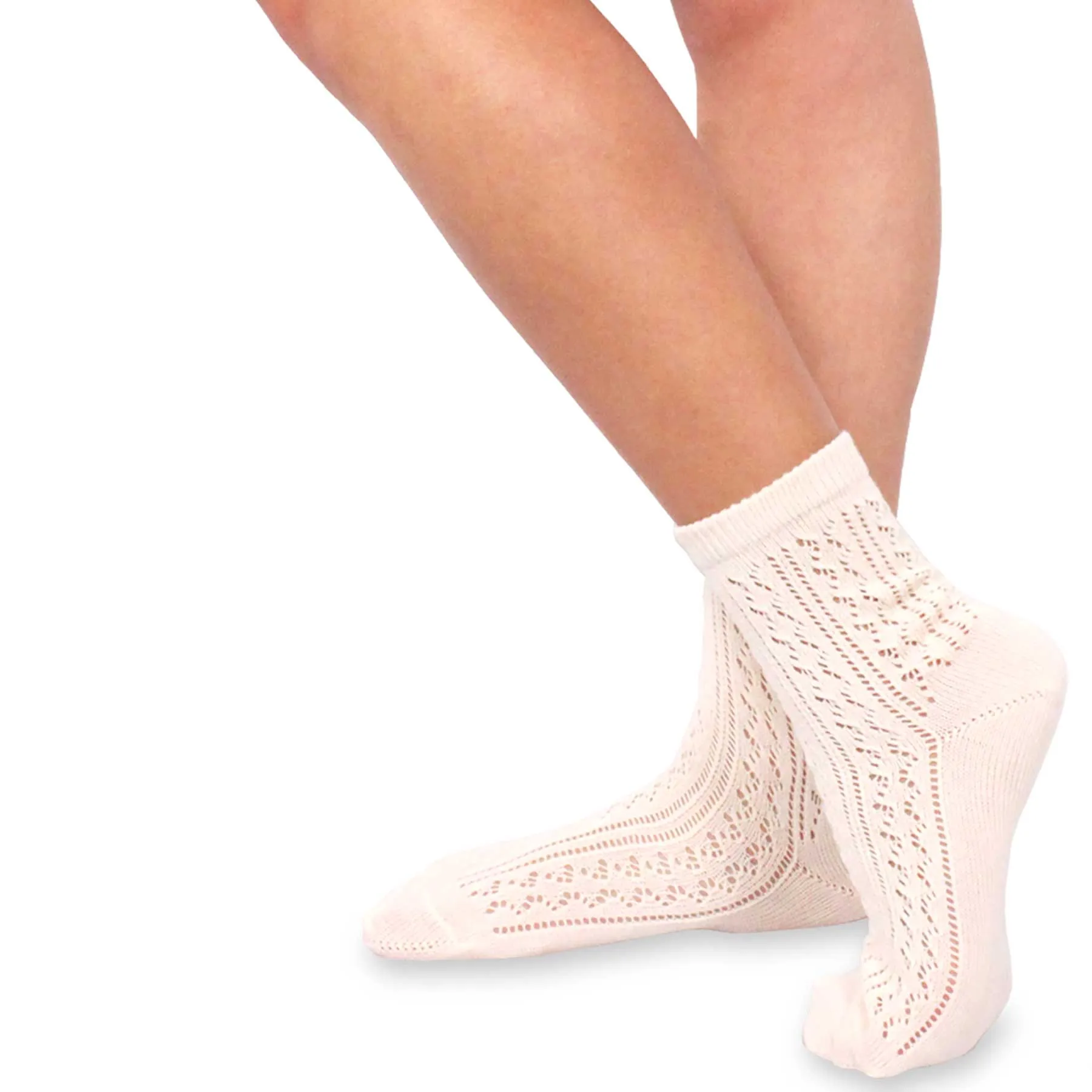 TeeHee Socks Women's Casual Cotton Short Crew 2-Pack (10406)