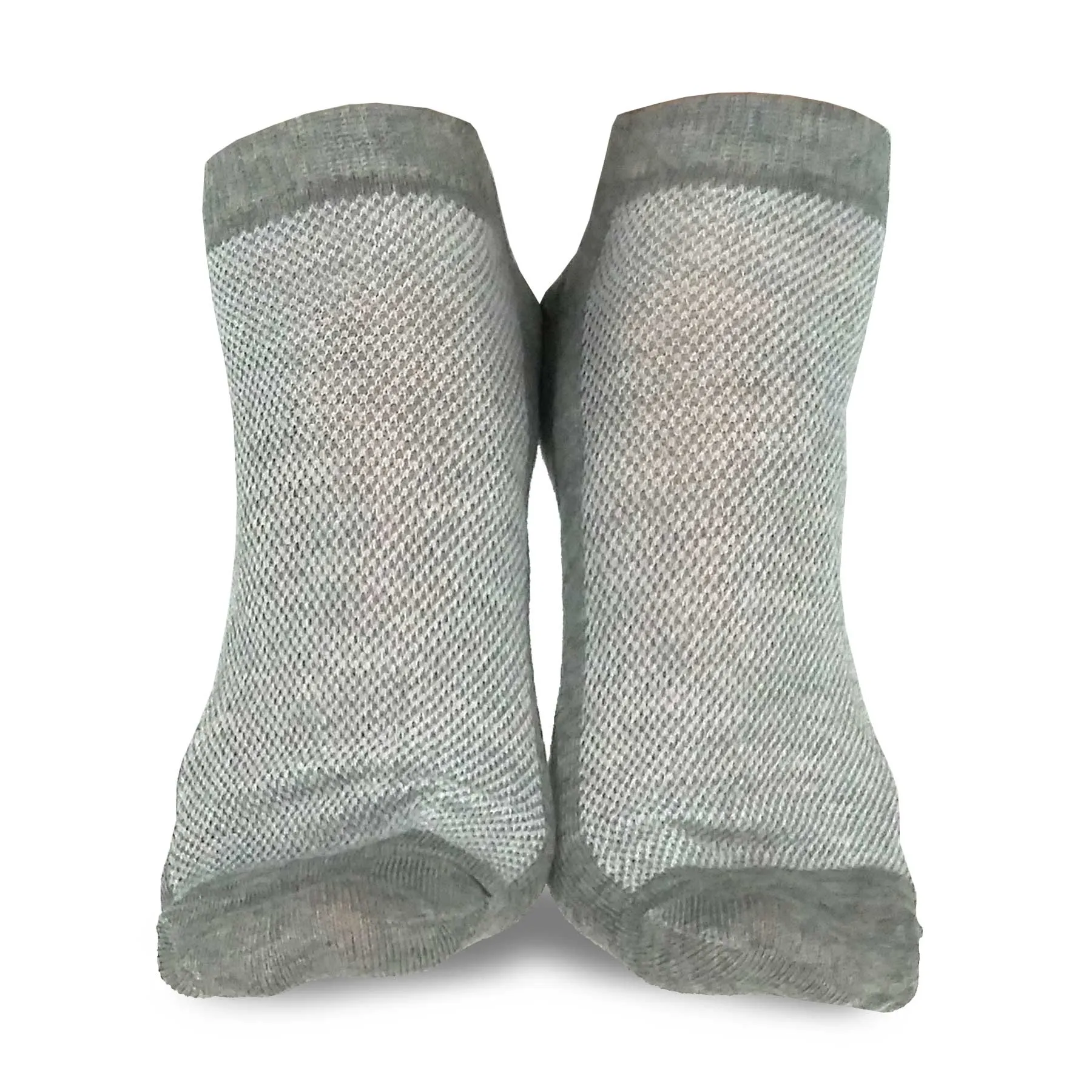 TeeHee Socks Women's Casual Polyester No Show Black/Grey/White 18-Pack (10051)