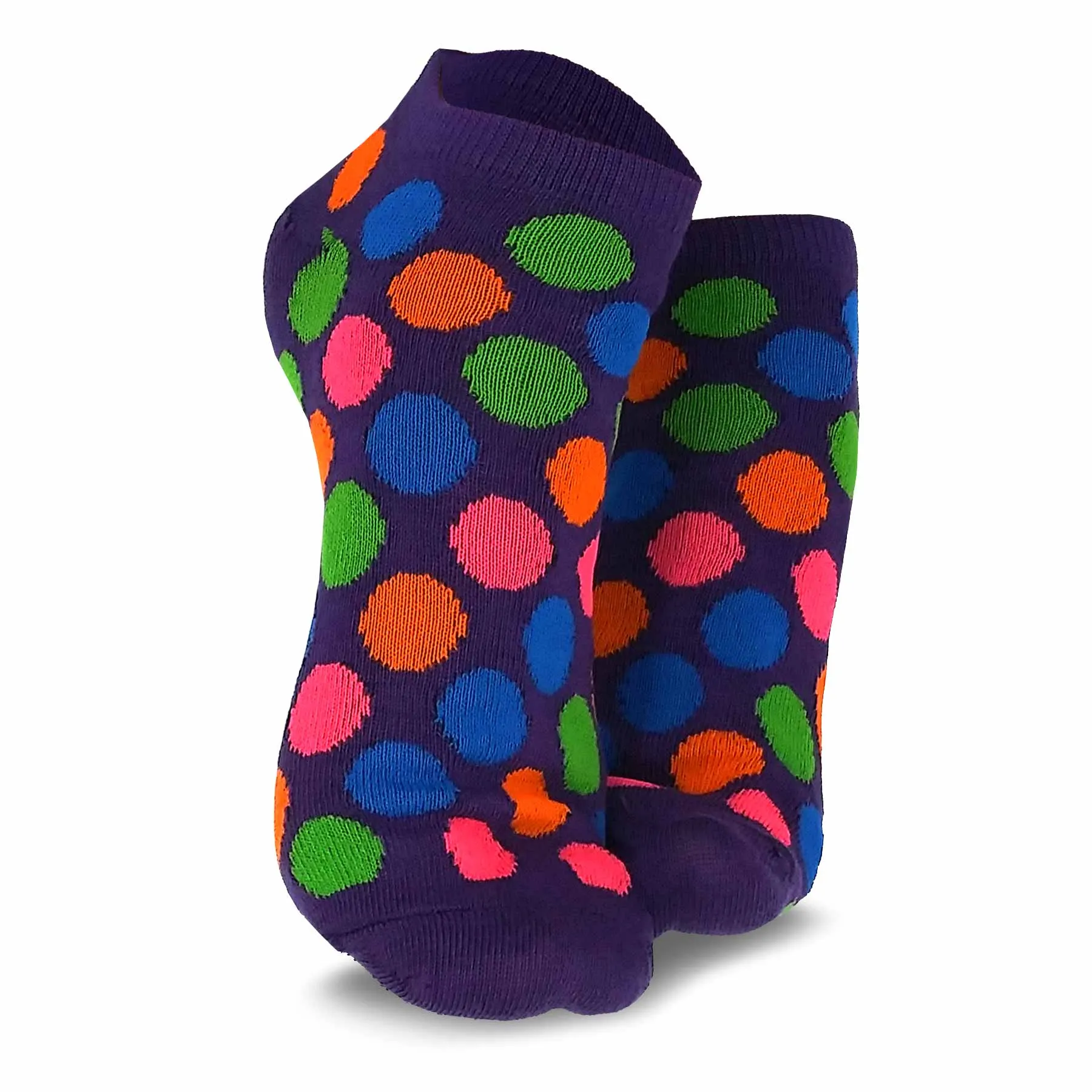 TeeHee Socks Women's Casual Polyester No Show Love Peace 18-Pack (12062)