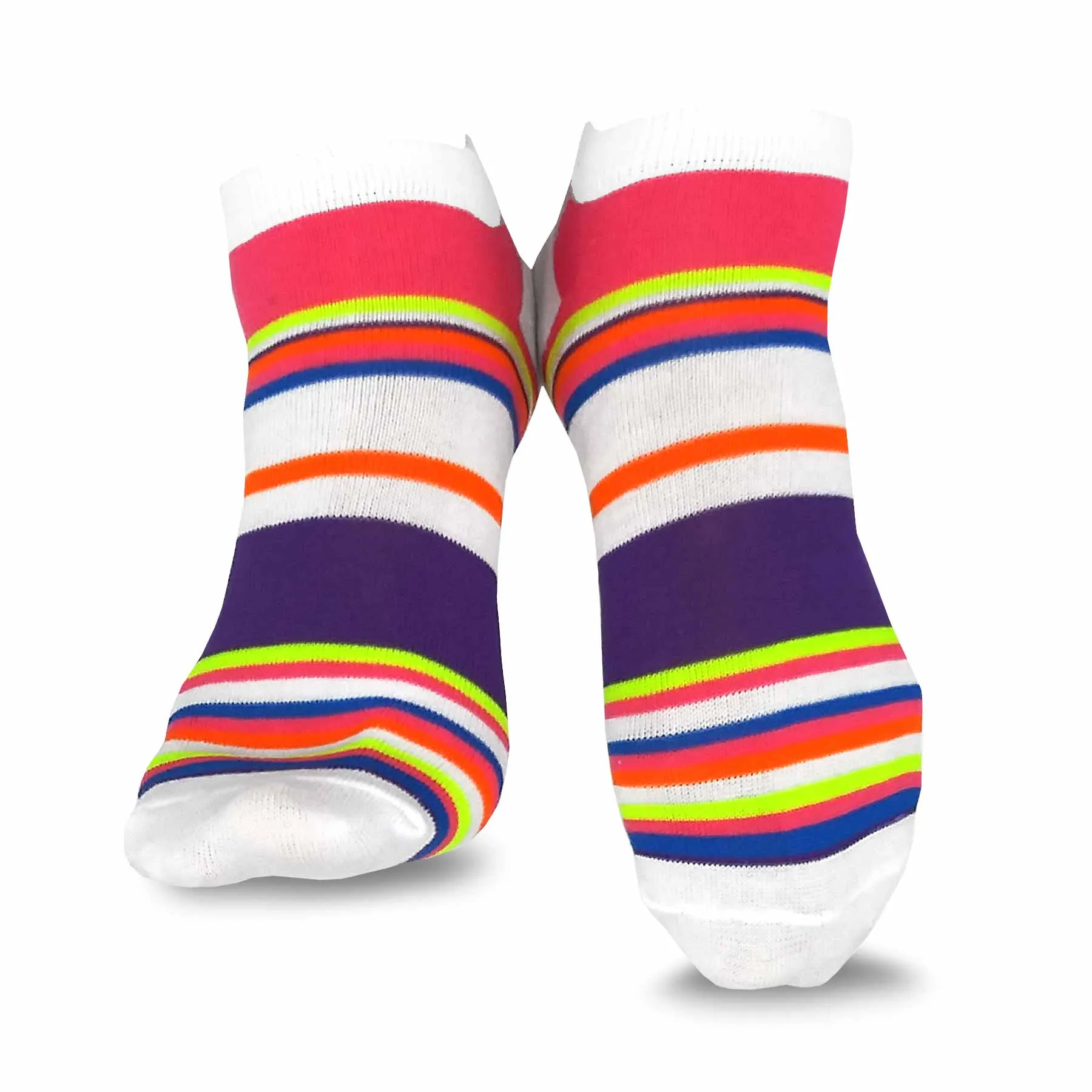 TeeHee Socks Women's Casual Polyester No Show Love Peace 18-Pack (12062)