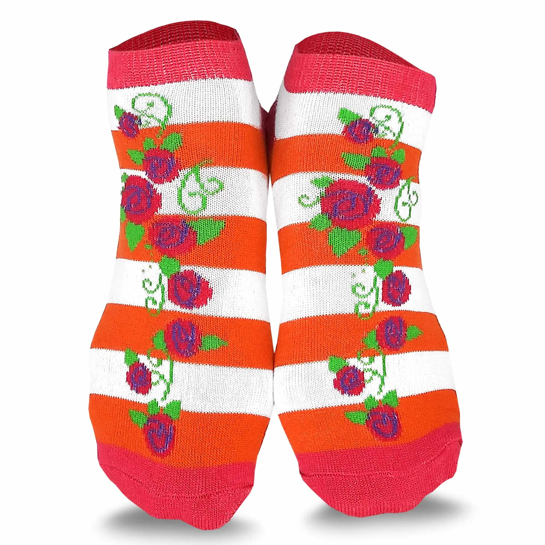 TeeHee Socks Women's Casual Polyester No Show Love Peace 18-Pack (12062)