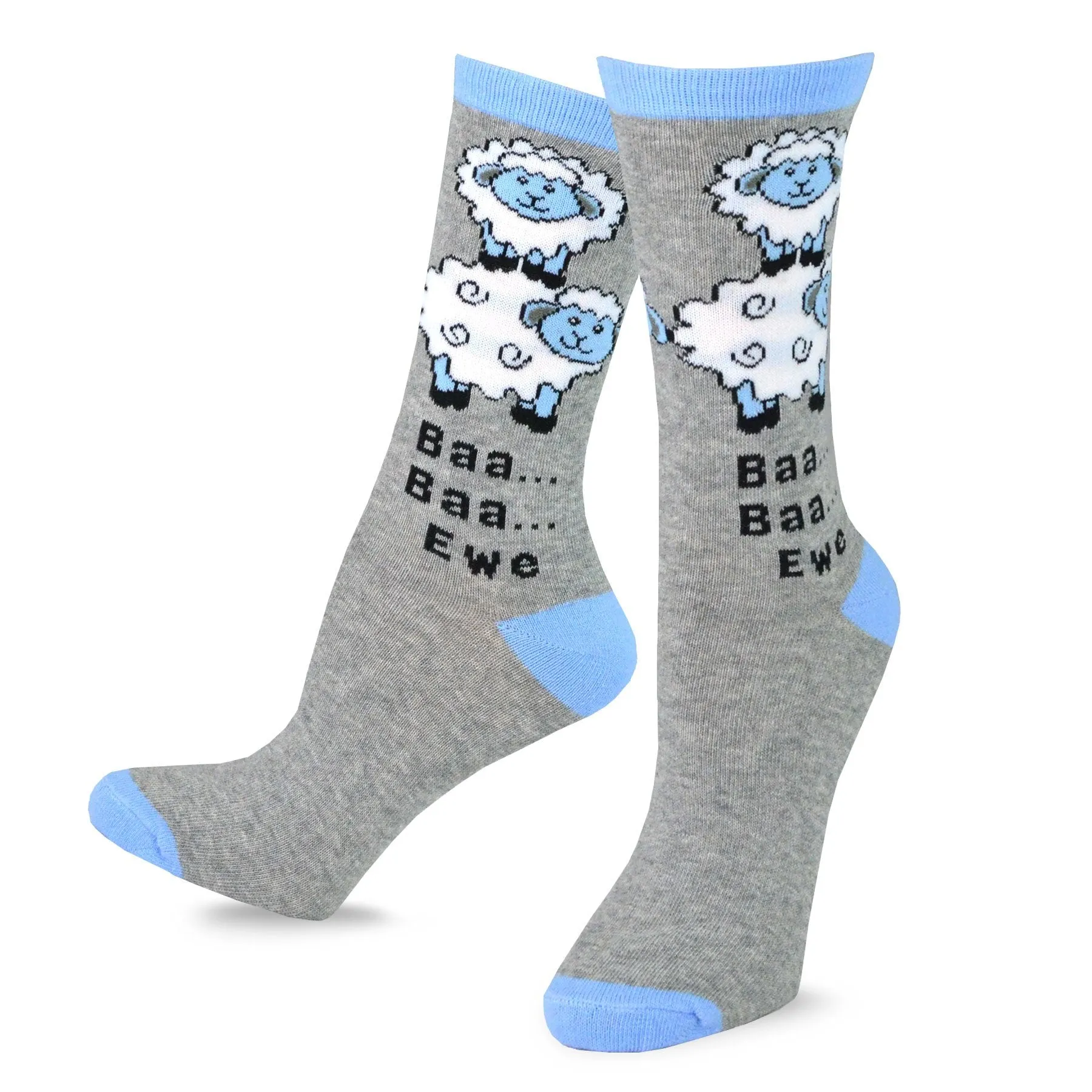 TeeHee Socks Women's Easter Cotton Crew Funny 6-Pack (11976)