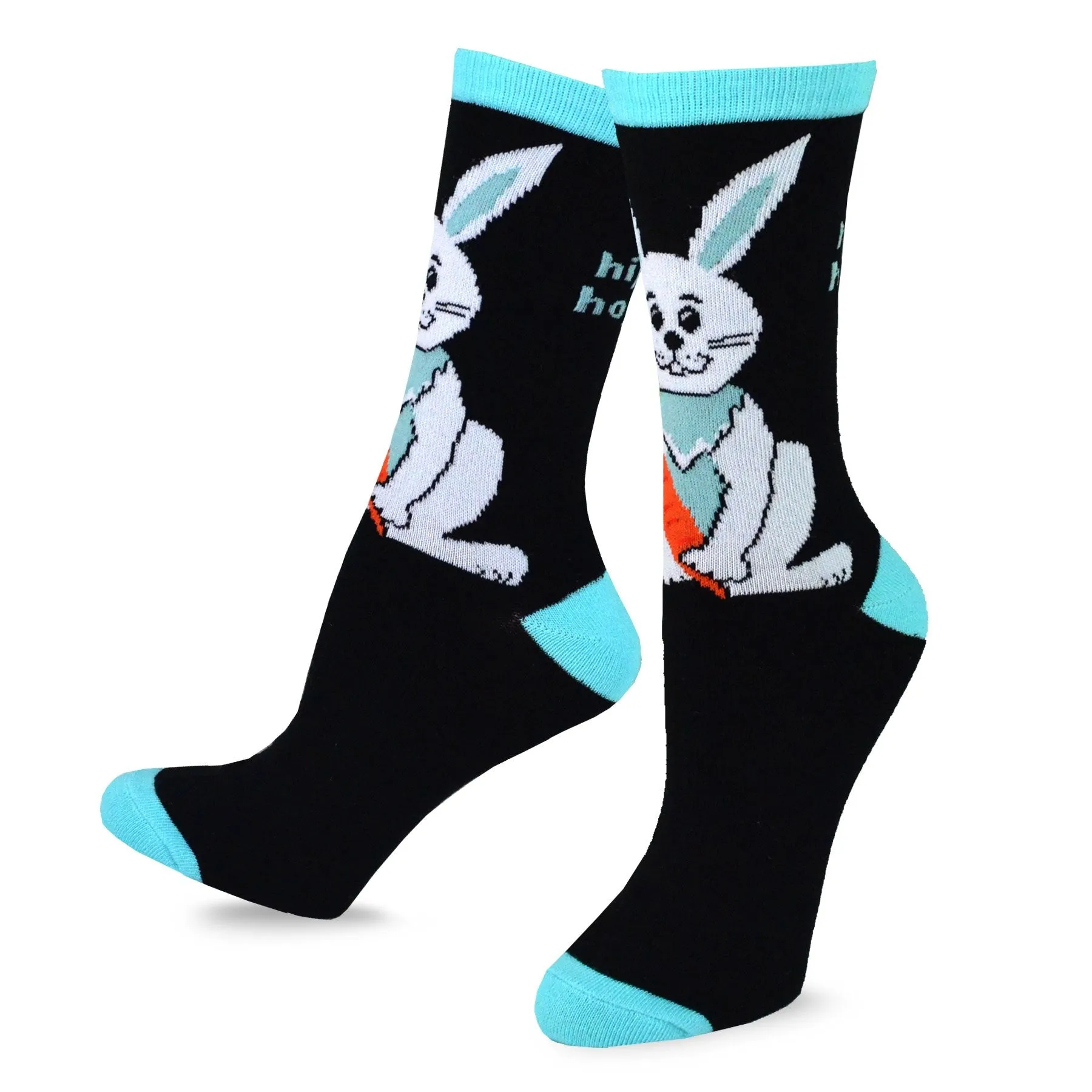 TeeHee Socks Women's Easter Cotton Crew Funny 6-Pack (11976)