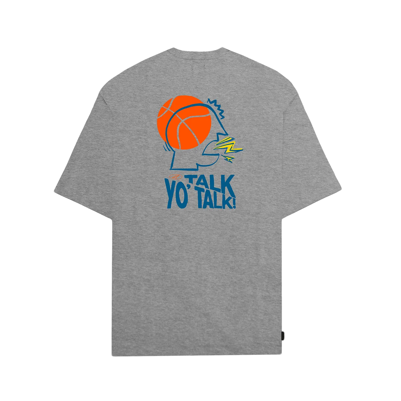 Titan Hoops Talk Tee - Dark Heather