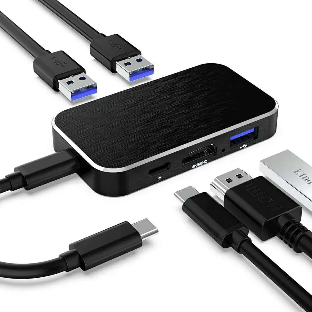 Type-c 5 In 1 hub- 3 Usb - Type c - HDMI