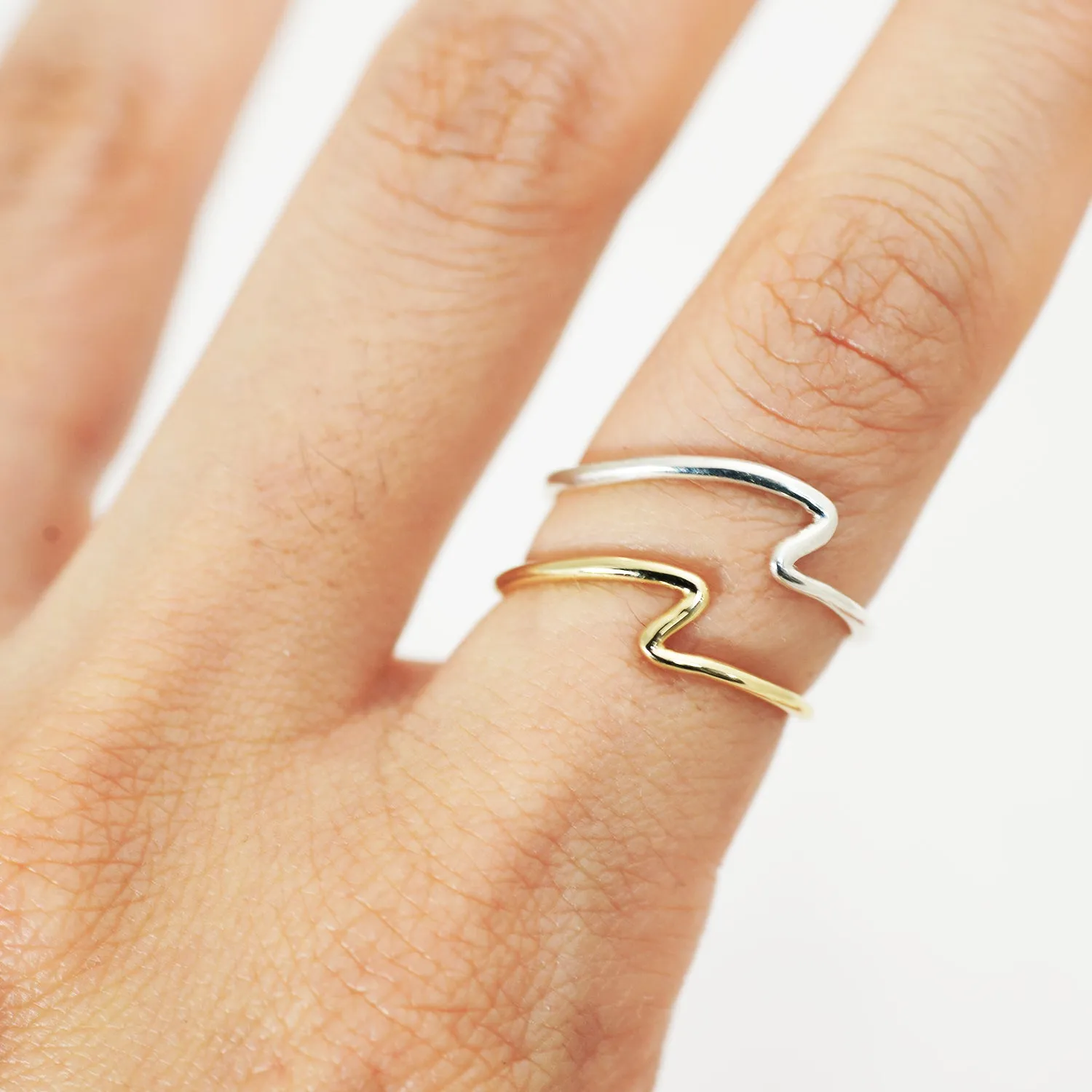 Wave Ring - 14K/ 18K Gold