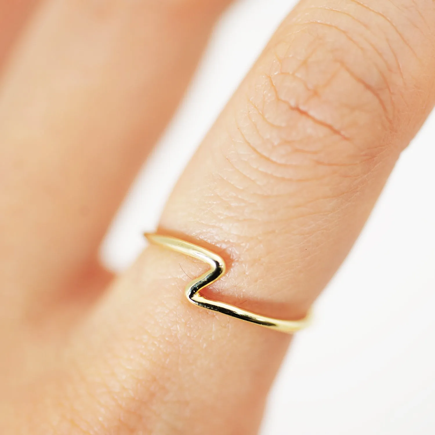 Wave Ring - 14K/ 18K Gold